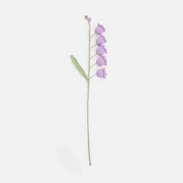 奧可利鉤針毛線花插鈴蘭44cm 紫