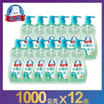【白熊】小蘇打洗碗精1000g(12入)