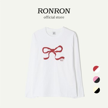 [RONRON] EMBO HEART RIBBON BASIC FIT 長袖 / 3色任選 韓國官方直送