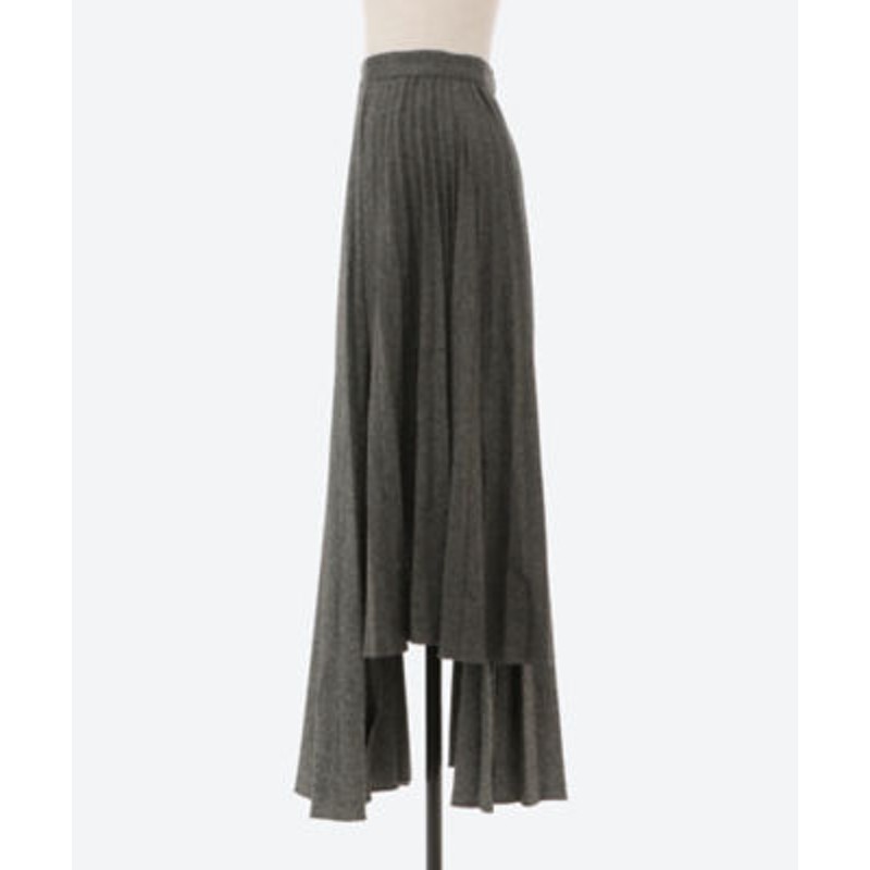 ROKH (Women)/ロク TRIPLE PLEATED SKIRT MULTIHERRI ロングスカート