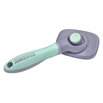 PAKEWAY 派可為 360度旋轉不鏽鋼寵物刷毛梳 淡翠清蓮綠 Pro 旋轉版  1支