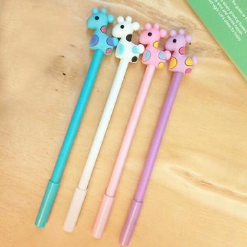 小鹿筆 造型長頸鹿中性筆 書寫用具創意筆 廣告筆客製印字 抽獎宣傳活動 公關贈品筆 婚禮小物 禮品筆