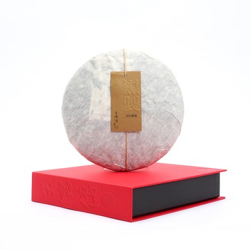 2019勐海黑製普洱餅357g-王德傳