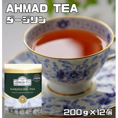 アーマッドティー ダージリン 200g×12個 リーフティー 世界美食探究 AHMAD TEA 紅茶 茶葉 富永貿易 英国紅茶 缶