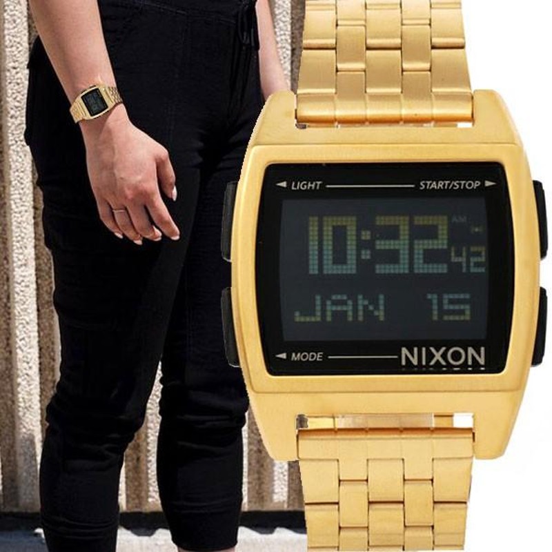 NIXON ニクソン A1107502 BASE ベース ゴールド デジタル メンズ 