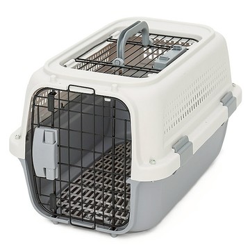 DING DONG PET 粉彩寵物提籠  1個  L (55 x 35 x 34 cm)  灰色