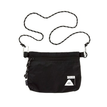 日本限定 POLER STUFFABLE POUCH 2024新版輕便袋收納包 / 黑