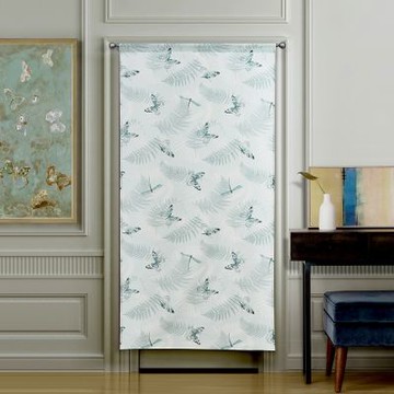 伊美居 芬蝶全棉印花單開單層風水簾 88x176cm (1件)