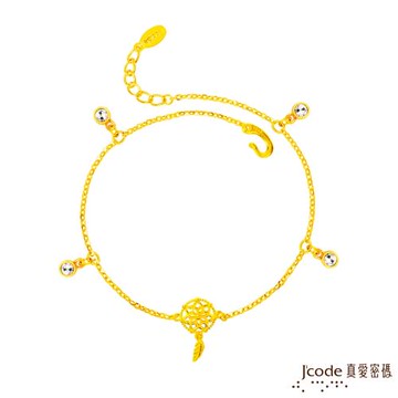 Jcode真愛密碼 好夢黃金/水晶腳鍊