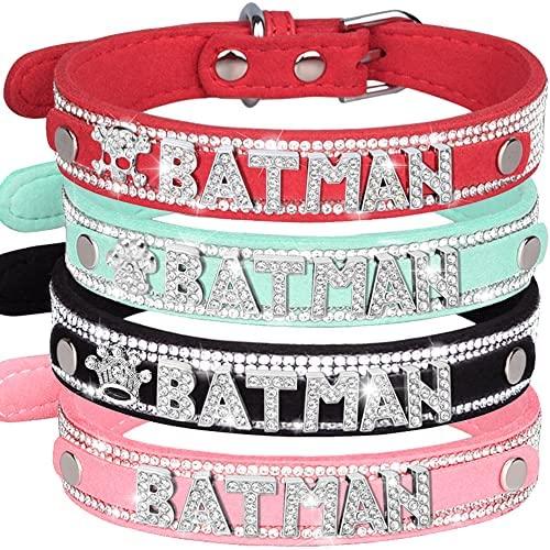 Pink batman dog collar hotsell