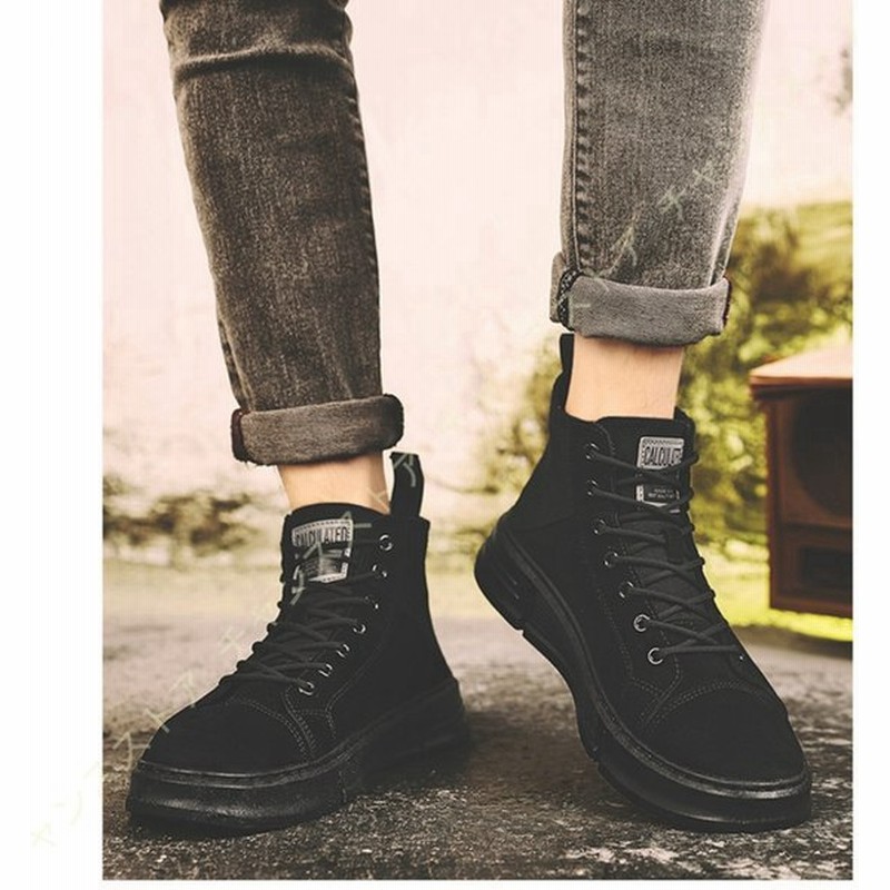 レースアップブーツ メンズ ワークブーツ ハイカット 靴 歩きやすい 革靴 防滑 軽量 カジュアル マーティンブーツ メンズブーツ ショートブーツ メンズブーツ 通販 Lineポイント最大get Lineショッピング