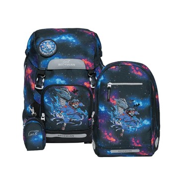 【毒】Beckmann Classic 22L 兒童護脊書包+Gym 12L輕便後背包 - 星際忍者