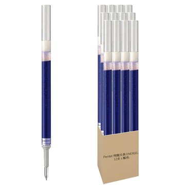 Pentel 飛龍文具 ENERGEL 極速鋼珠筆筆芯 LRP5-C 0.5mm 耐水 耐光  藍色  12支