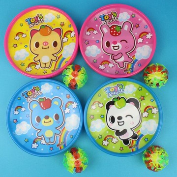 卡通 吸盤球組 投扔吸盤球/一組入(促50) 投擲吸盤球拋接球 粘粘球玩具-錸-YF7359【領券滿額再折千12/31止】