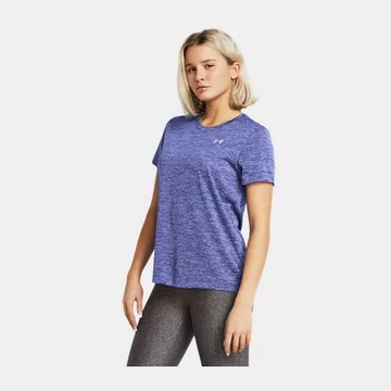 【UNDER ARMOUR】Tech Twist 短T-Shirt 女 紫色-1384230-561