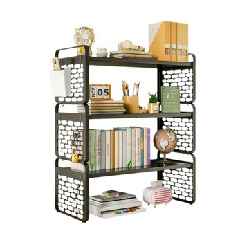 桌面洞洞板置物架桌上 書架 書桌收納手辦展示架放桌上的多層小架子[DD280108]