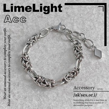 ☆LimeLight☆ 高級感 韓風 百搭 氣質 搭配 麻花 / 打結 / 繩結 / 鍊條 / 飾品 鈦鋼 手鍊 27