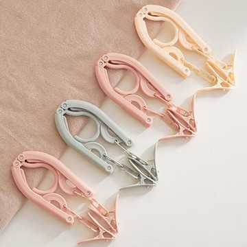 折疊衣架旅行便攜伸縮旅游專用多功能晾衣架家用掛衣酒店出差神器