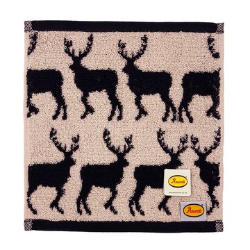 日本丸真 Anorak 英倫設計款小方巾 麋鹿_廠商直送