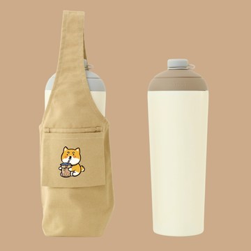 【組合優惠】免運 台灣製 YCCT速吸杯2代720ml(內膽陶瓷層)+飲料提袋包覆款 台灣製造 啵一下就能吸的環保隨行杯