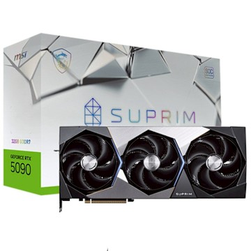 MSI微星 GeForce RTX 5090 32G SUPRIM SOC 顯示卡 RTX5090