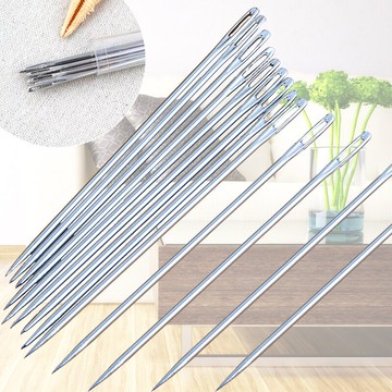 縫麻袋針特大號打包針不銹鋼加粗大眼針編織大針菱形針沙發皮具針