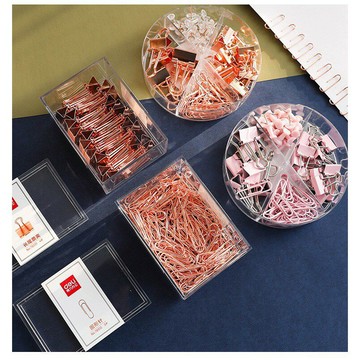 ✨台灣現貨?? 彩色長尾夾套裝 多功能組合文具 燕尾夾金屬夾子 回形針 辦公用品 #丹丹悅生活