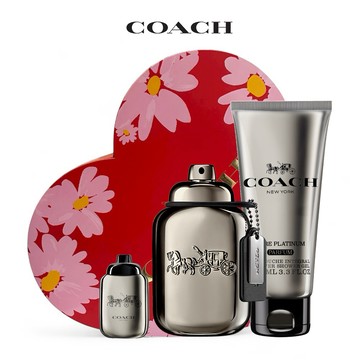 限定禮盒包裝❤️領券再折118【COACH】時尚鉑金香精60ml(贈隨機沐浴精100ml+小香乙瓶.附提袋)快速出貨