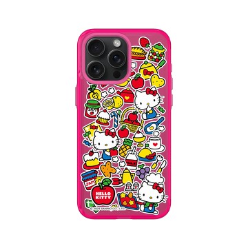 iPhone 15 Pro Max Clear 粉漾桃 - 三麗鷗-Hello Kitty - 點心大集合