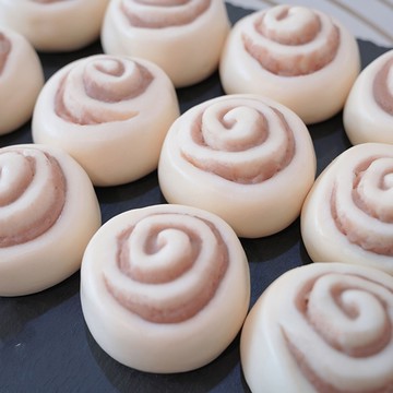 美姬饅頭 - 芋泥鮮乳饅頭捲-6入-50g/顆