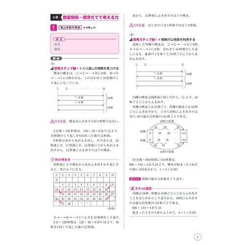 中学入試 知識だけでは解けない思考力問題集 算数