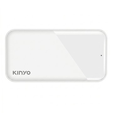 Kinyo 超薄1cm名片型充電器 8.3 x 4.3 x 1.4cm  白色  1個