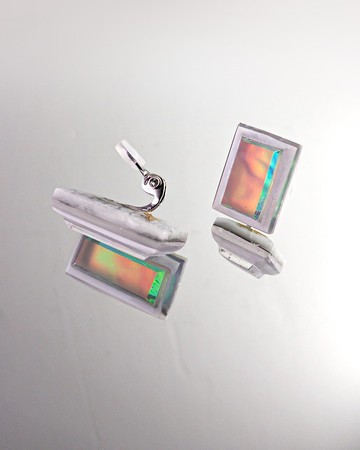 Frames 耳環/畫作/魔法時刻 1-b 醫療鋼耳環 夾式耳環 耳夾