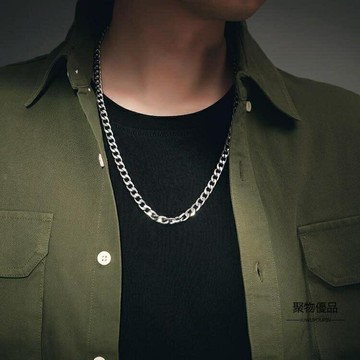 男士鎖骨鏈個性情侶鏈子百搭配衣服【聚物優品】