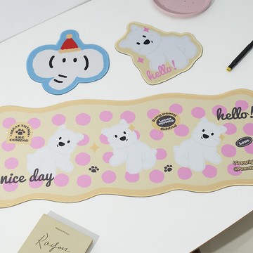 西高地滑鼠墊電競游戲辦公大滑鼠墊滑鼠墊