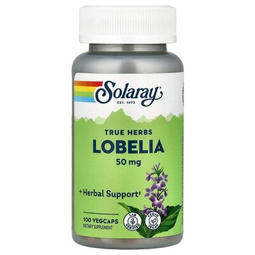 Solaray, 真實草本，半邊蓮，50 毫克，100 粒素食膠囊