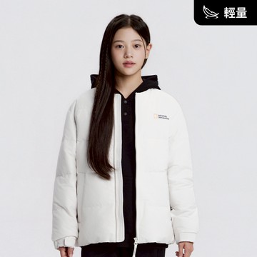 【鵝絨】 童裝 HERON 輕量 羽絨外套 - 淺米色