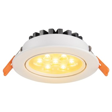 DANCELIGHT 舞光 微笑崁燈 8W LED9DOS8WR3 崁入孔90mm 3000K 黃光 時尚白  1個