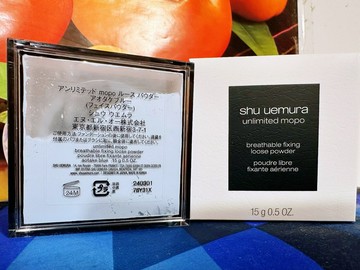 《限量版》植村秀 無極限持妝輕蜜粉 15g (水霧藍） 百貨公司專櫃正貨盒裝