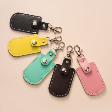 簡約門禁卡套鑰匙扣掛件創意長方形小區可感應IC電梯公交卡保護套