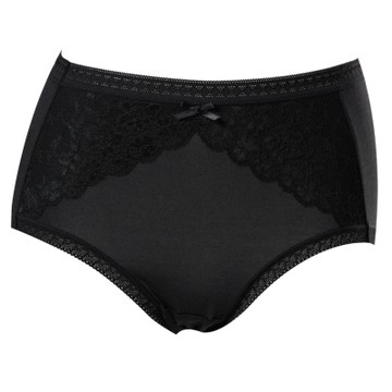 華歌爾 夜間安心系列M-LL夜間生理褲(墨黑色)