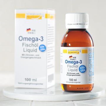 【德國活粒適】 Feingold Omega-3 液態魚油100ml｜親子家庭嚴選館