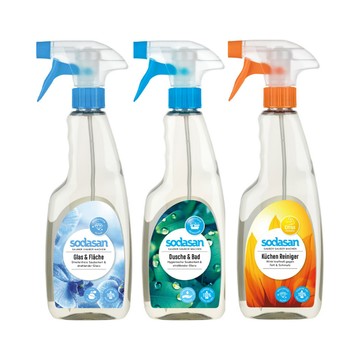 德國 Sodasan 舒德森 清潔噴霧 500ml 玻璃清潔 衛浴清潔 柑橘廚房 噴霧 居家 清潔 附發票【心心哈德】現貨 全館499超取免運｜全場下殺★滿額再享折扣