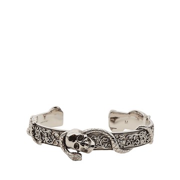 Alexander Mcqueen - Silver Tone Brass Bracelet