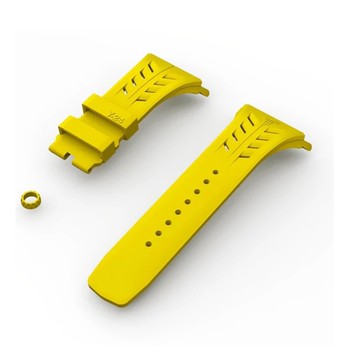 Apple Watch 多彩矽膠錶帶【黃】