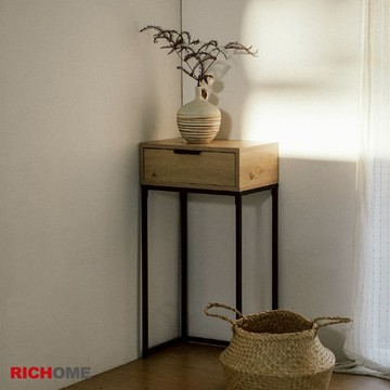RICHOME 艾詩蘭玄關桌(防潑水) 玄關櫃 收納櫃 置物櫃 玄關桌展示桌 邊桌單層置物架 擺件置物架　DR265