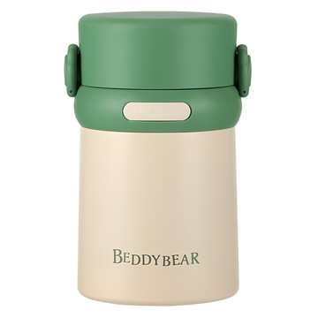 BEDDYBEAR 杯具熊 316不鏽鋼保溫桶  牛油果色  600ml  1個