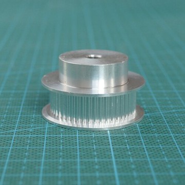2GT 64齒 8mm孔6.35mm孔金屬鋁質同步輪 齒寬7mm高精度同步皮帶輪