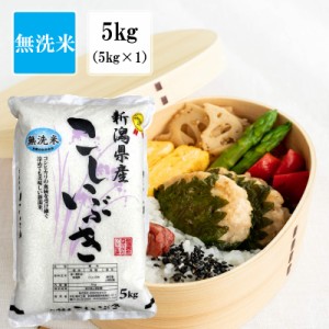 [新米入荷］無洗米 令和5年産  5kg（5ｋｇｘ1）