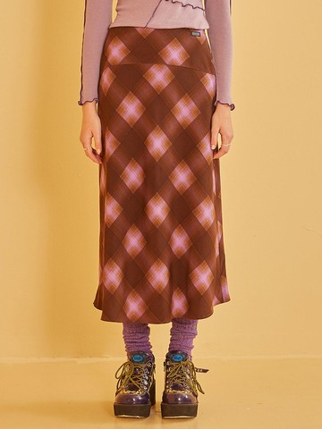CROWN SKIRT (BROWN)